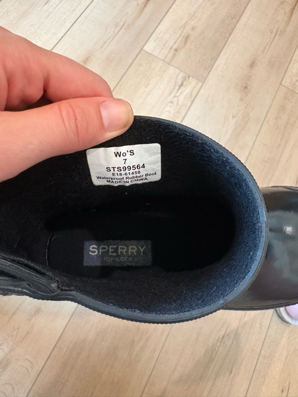 SPERRY Ankle Rain Boots 7 - Picture 7 of 8